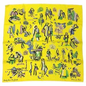 HERMES Vintage Silk Scarf